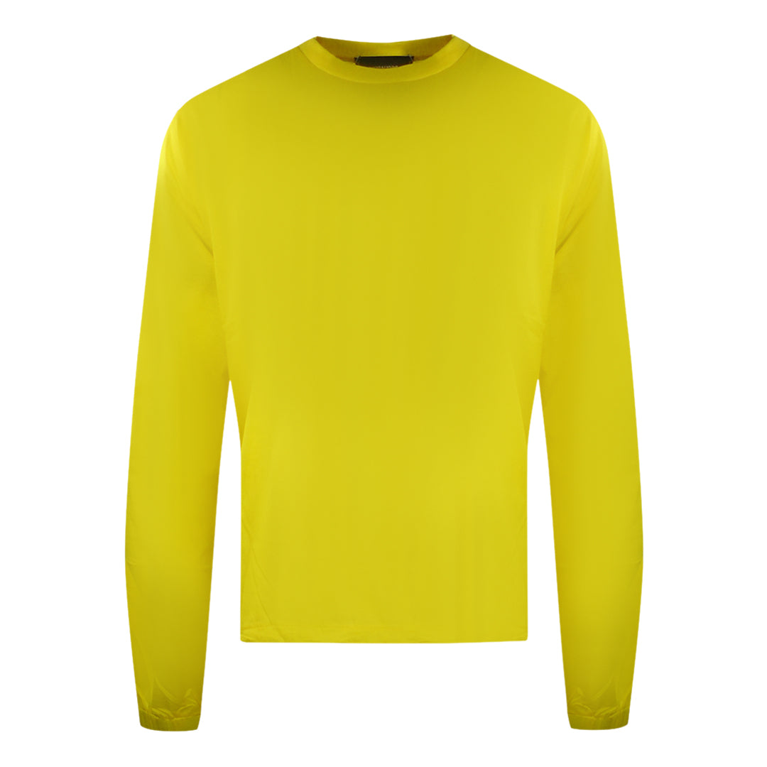 Dsquared2 Large Logo On Back Yellow Long Sleeve T-Shirt