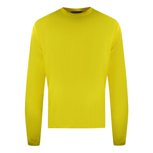 Dsquared2 Large Logo On Back Yellow Long Sleeve T-Shirt