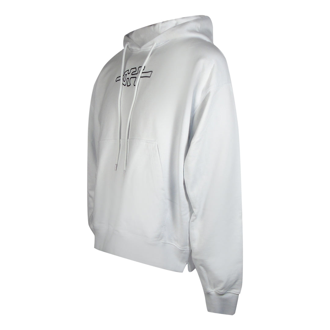 Off-White Off Line Skate Hoodie White