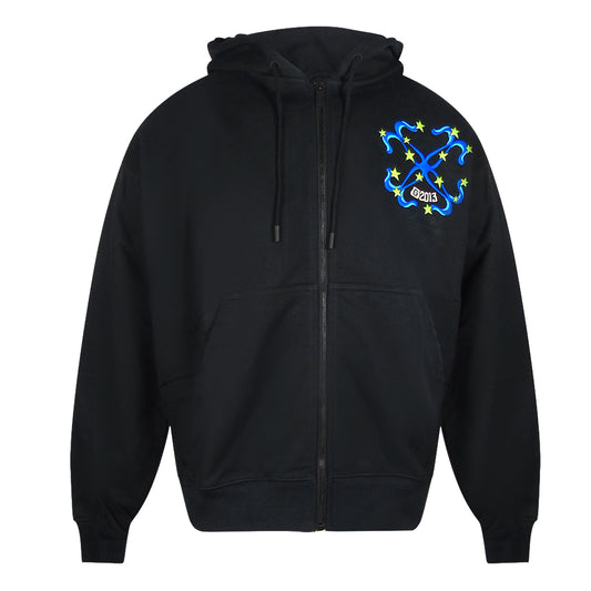 Off-White Hammer Skate Zip Hoodie Black