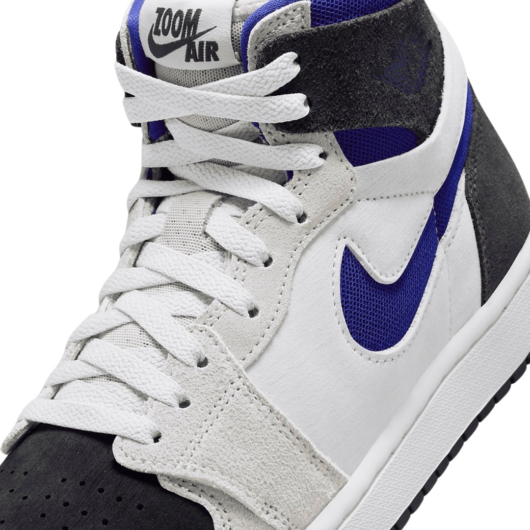 NIKE DV1305 040 Nike Air Jordan 1 ZM Air CMFT 2  BLUE/GREY/BLACK TRAINER WOMEN UK 5