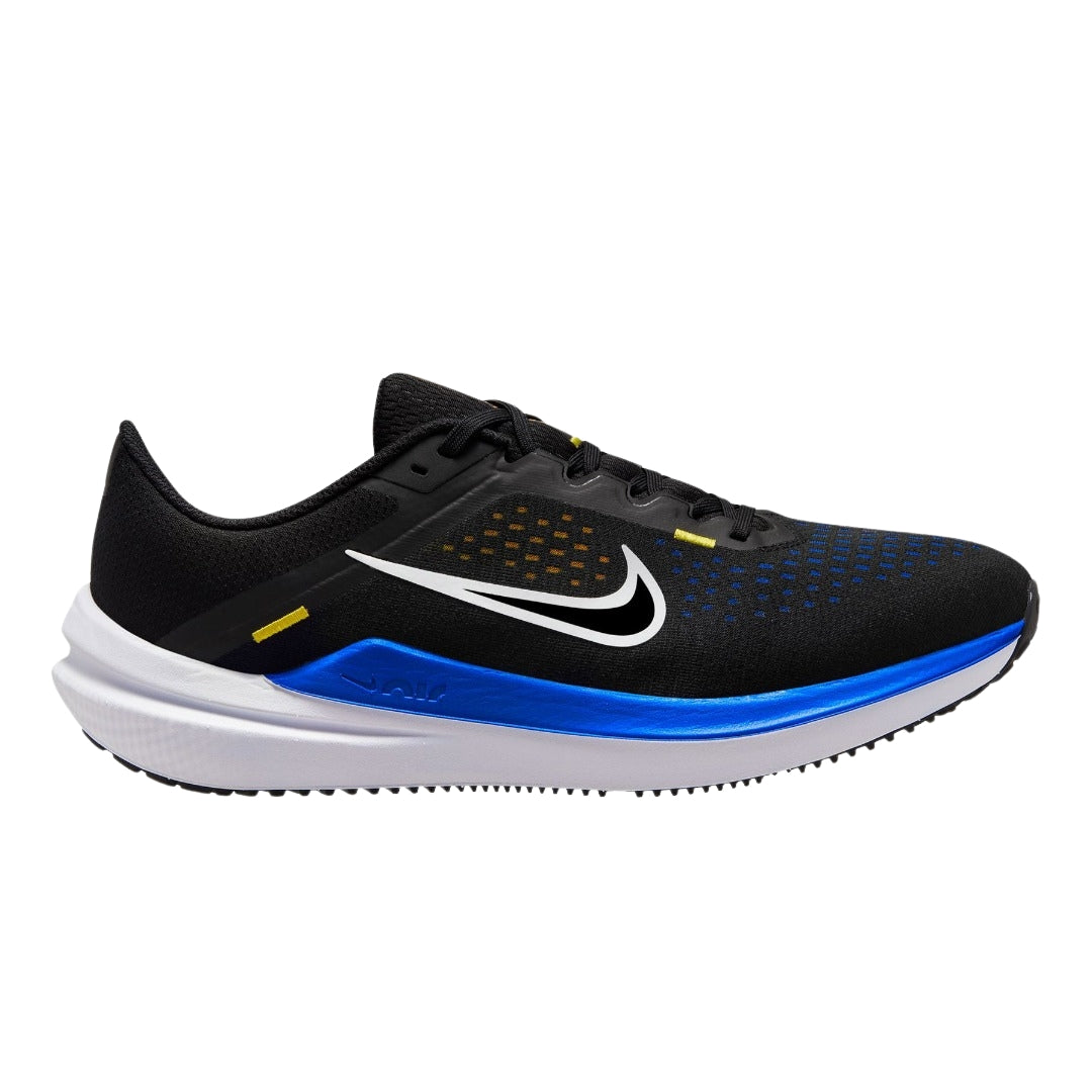 NIKE DV4022 005 Air Winflo 10  BLACK/GREY/BLUE TRAINER MENS UK 7.5