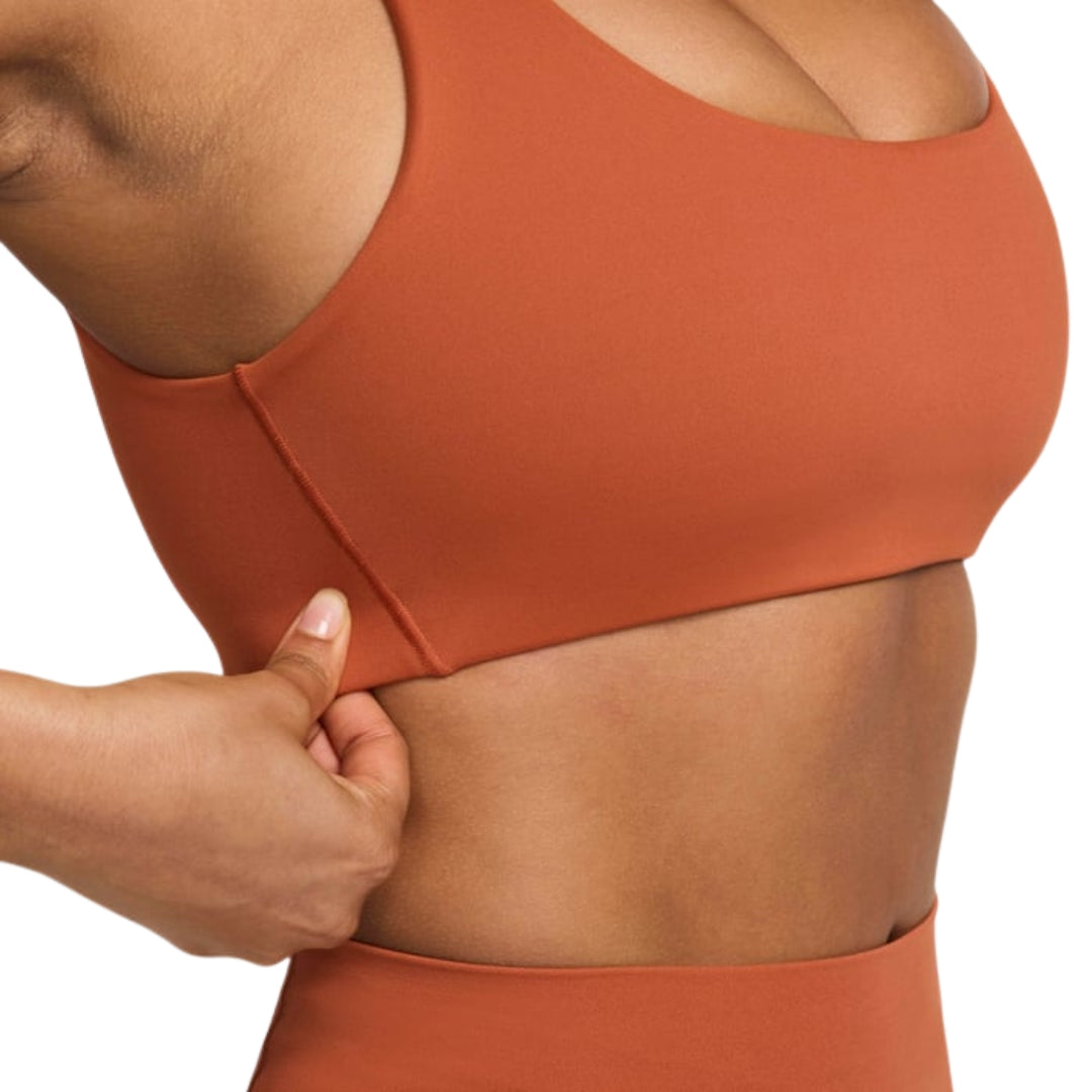 Nike Dv9855 825 Burnt Orange Training Top Female S