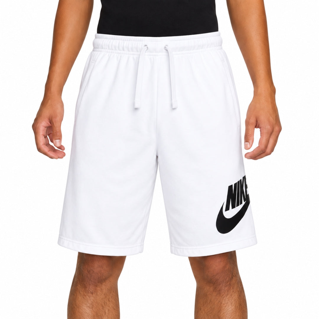 Nike Club Alumni Men's French Terry White Shorts