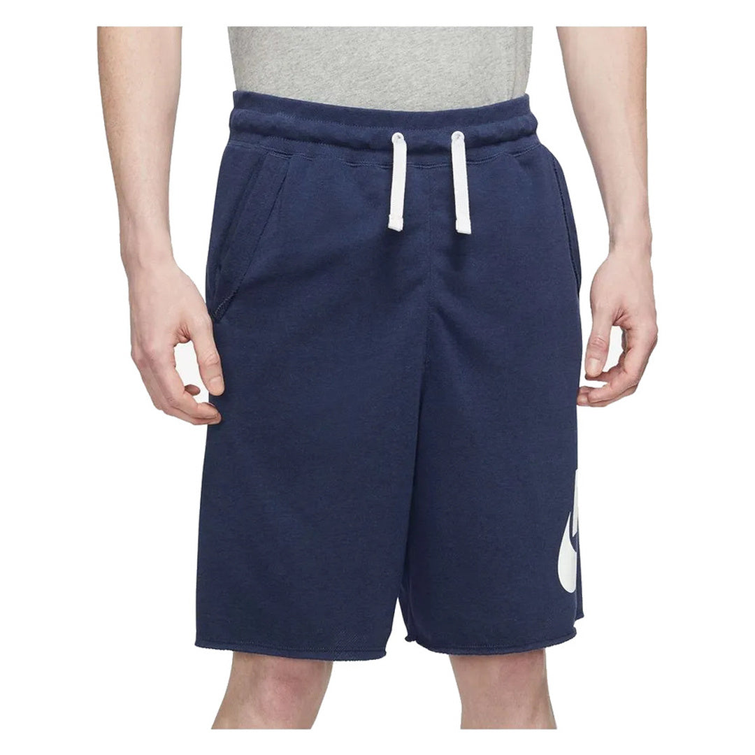 Nike Club Alumni Men's French Terry Navy Shorts
