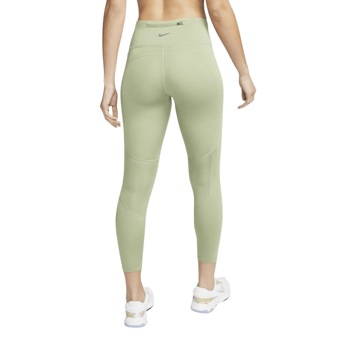 Nike Dx0948 386 Oil Green Running Leggings Female XS