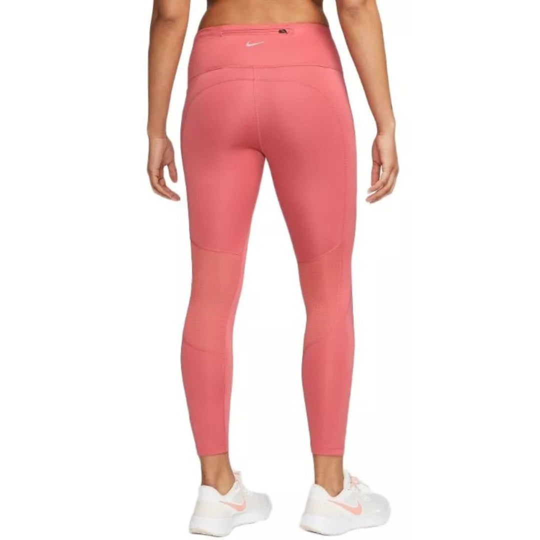 Nike Dri-Fit 7/8 Mid Rise Pink Running Leggings XS