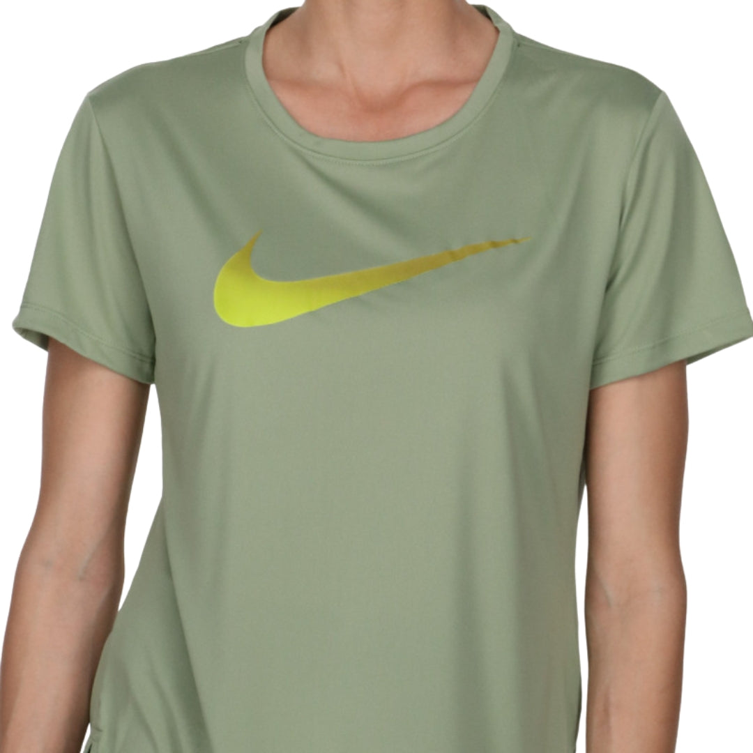 Nike One Dri-FIT Swoosh Green T-Shirt M