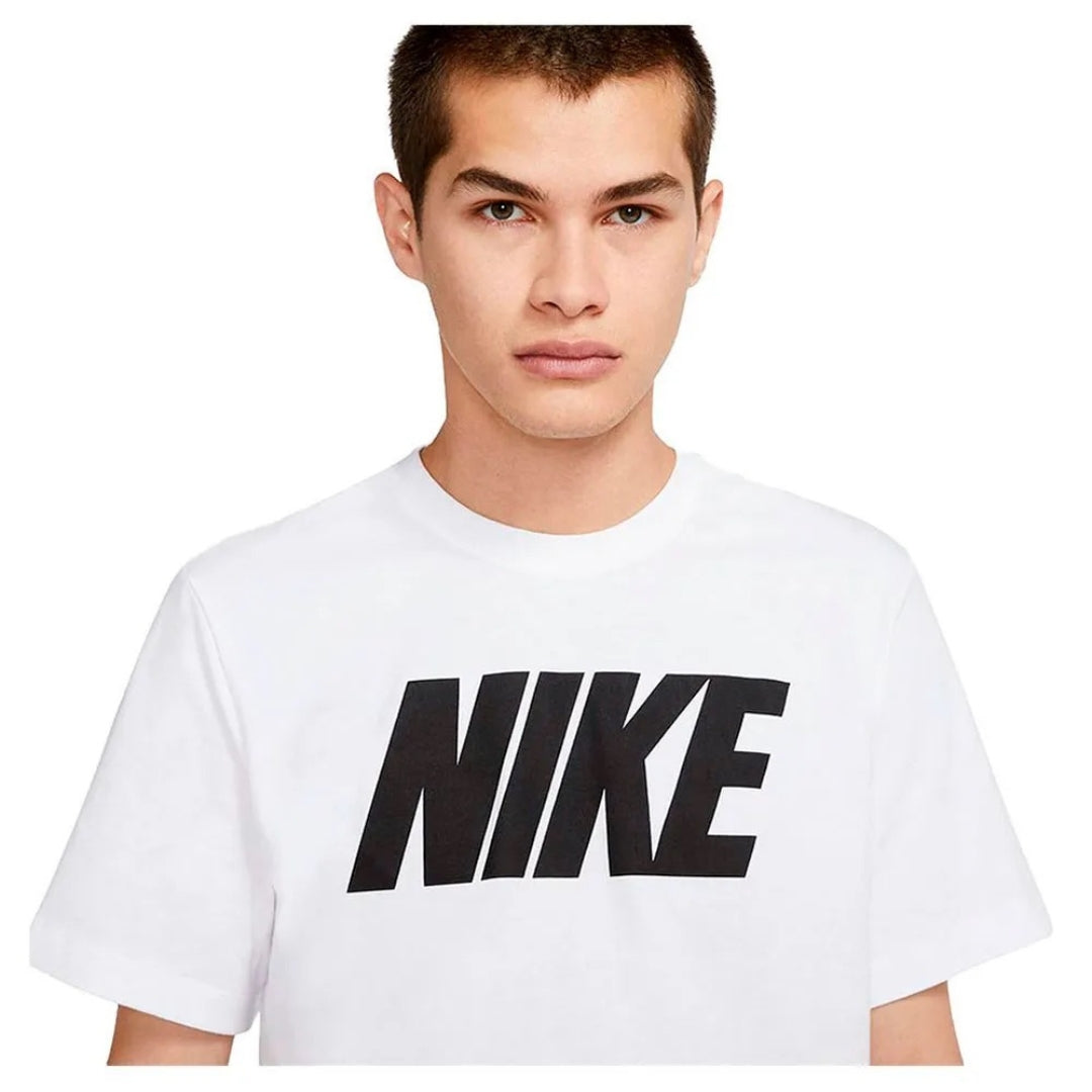 Nike Sportswear Men's Icon Block White T-Shirt S