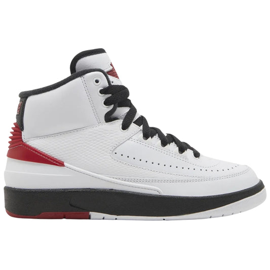 NIKE DX4400 106 Nike Air Jordan 2 Retro  WHITE/BLACK/RED TRAINER WOMENS UK 6.5