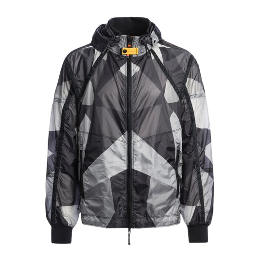 Parajumpers EDGE PR - MAN 251MPMJKKY02 BLACK SKYDRIFT PRINT L