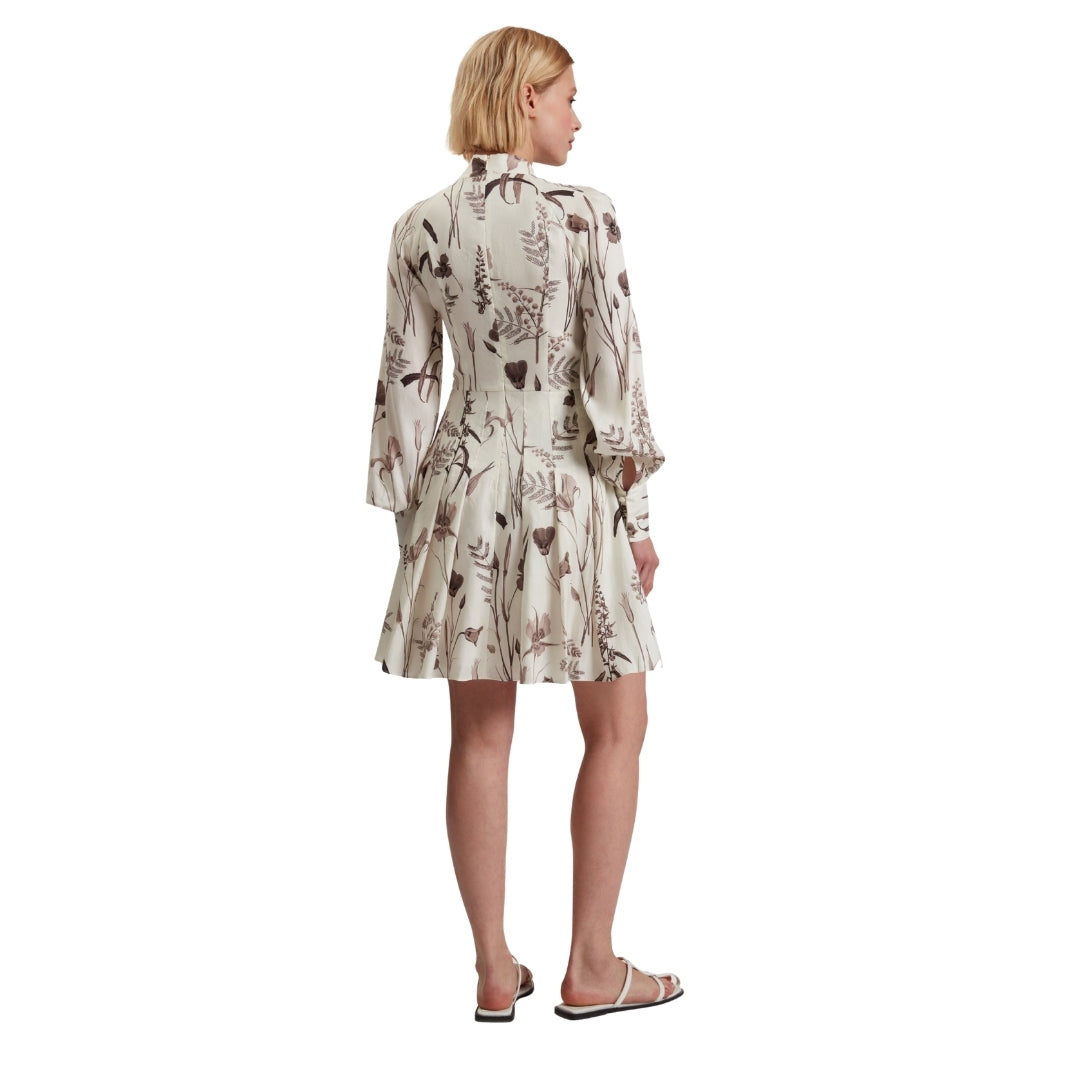 Ted Baker WMD ELODIZA Linen Silk Pleated Mini Dres 5