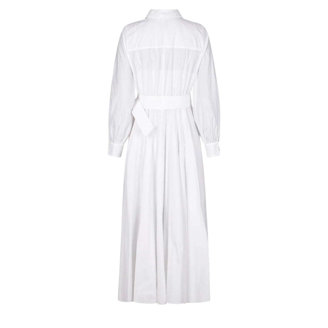 Ted Baker Ene Button Down White Maxi Shirt Dress