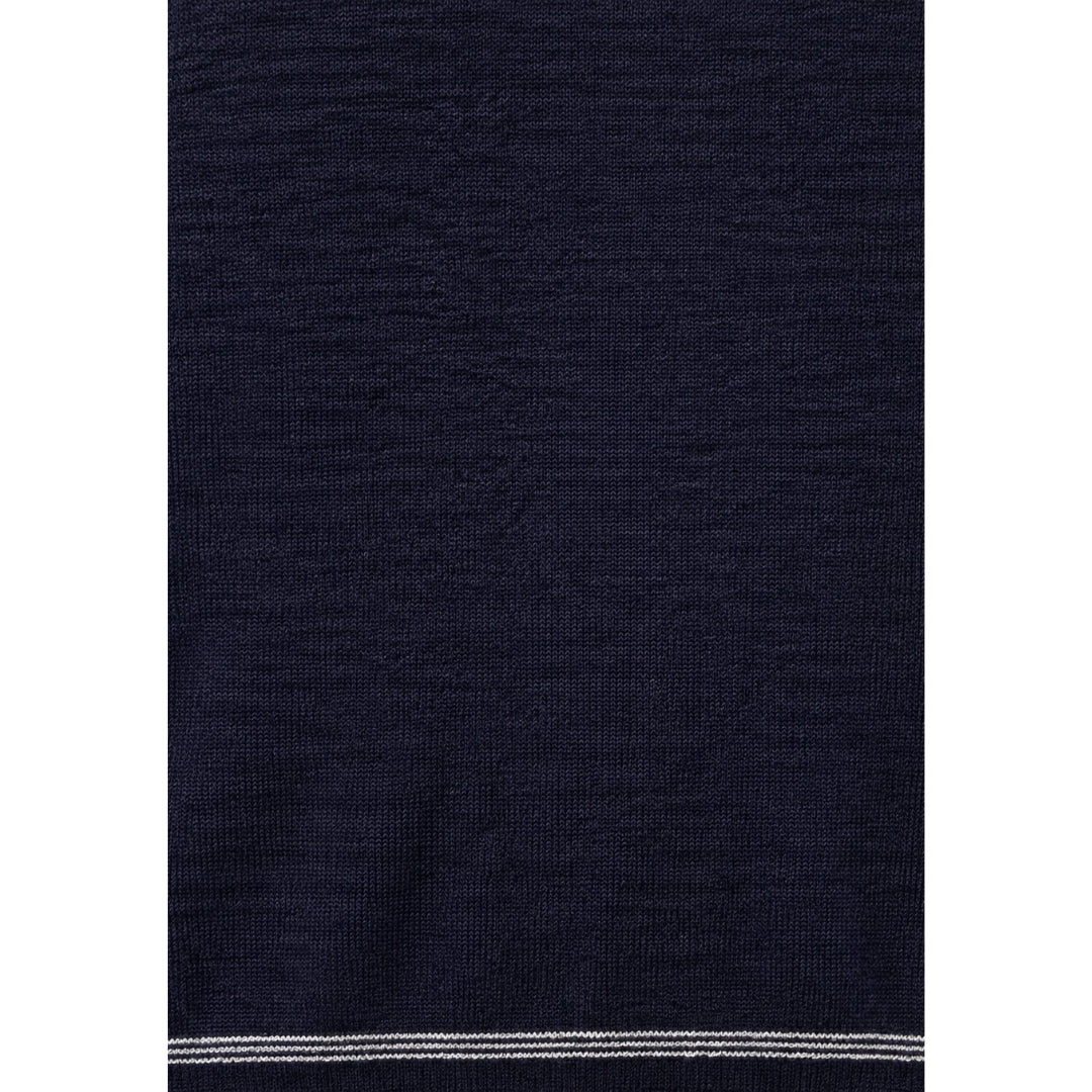 Ted Baker Eriks Regular Textured Front Navy T-Shirt