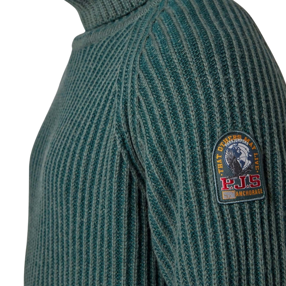 Parajumpers ETTORE PMKNRB01 242 GREEN GABLES TURTLENECK SWEATER Mens L