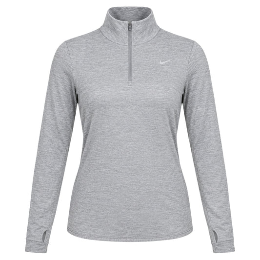 Nike Swift Women's UV Protection 1/4-Zip Smoke Grey Running Top XS