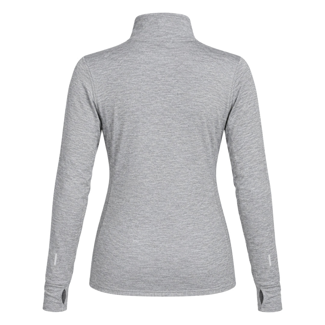 Nike Swift Women's UV Protection 1/4-Zip Smoke Grey Running Top XS