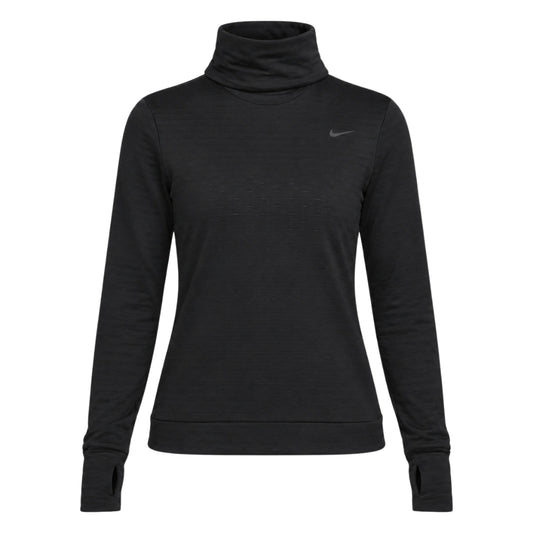 Nike Women's Swift Element Therma-FIT Turtleneck Black Running Top XS