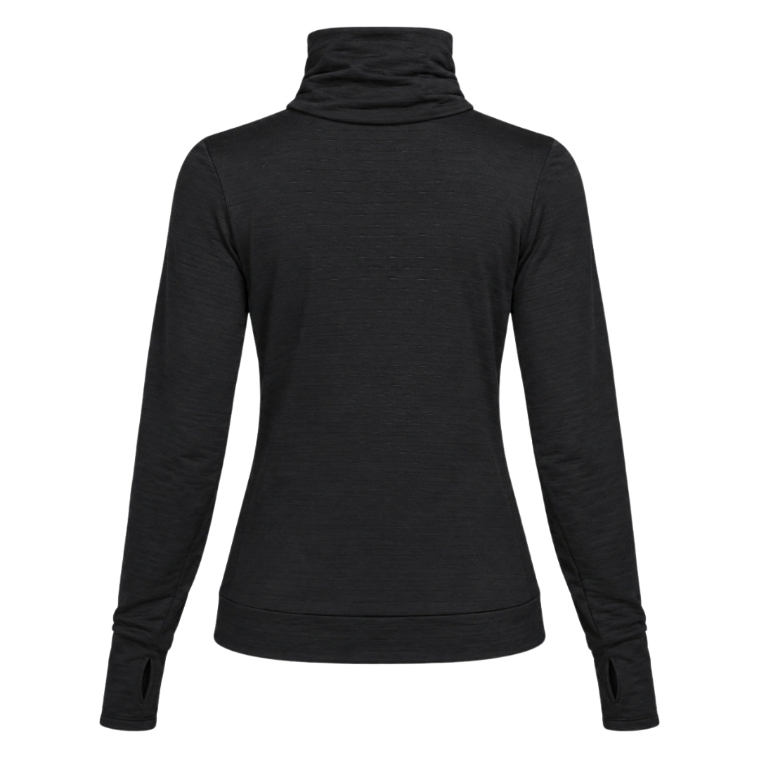 Nike Women's Swift Element Therma-FIT Turtleneck Black Running Top XS