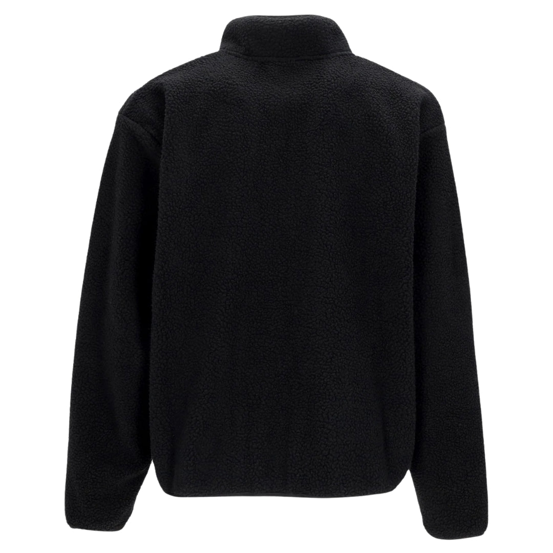 NIKE FB8386 010 Sherpa Fleece Jacket BLACK FLEECE ZIP TOP MENS M
