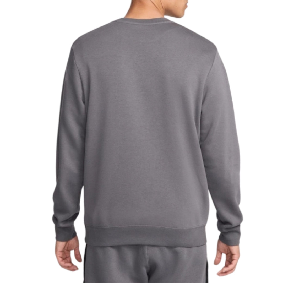 Nike Large Swoosh Logo Grey Jumper