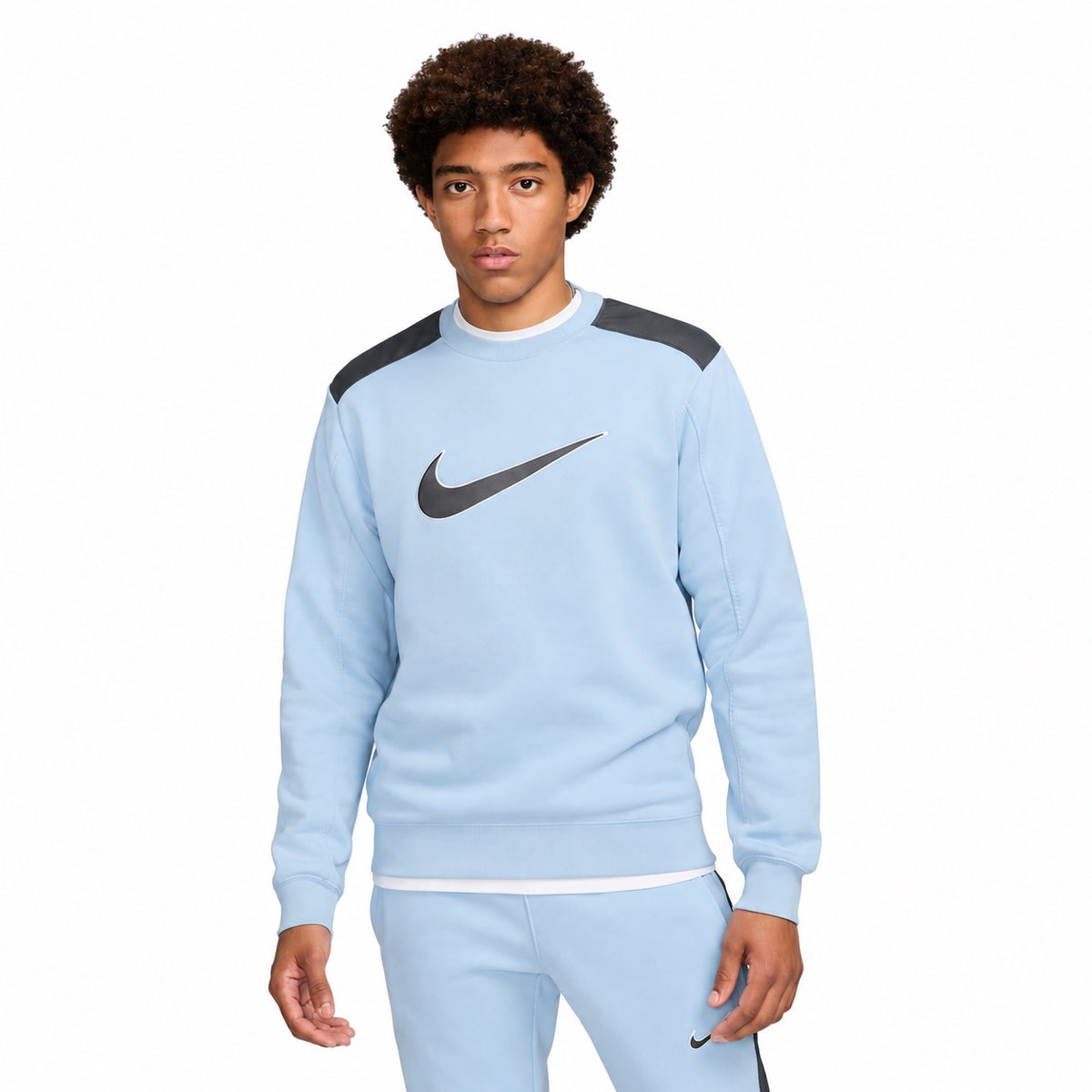 Nike Sportswear Fleece Light Blue Crewneck Jumper