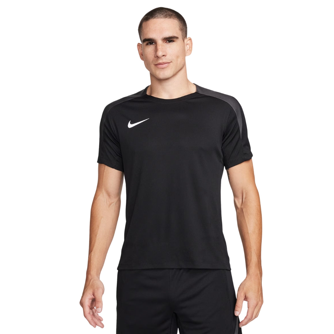Nike Strike Dri-FIT Short-Sleeve Black Football Top S