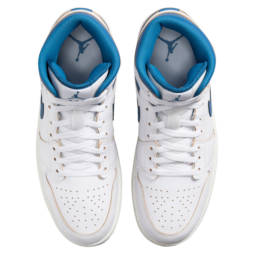 Air Jordan 1 Mid SE Industrial Blue Trainers UK 7.5