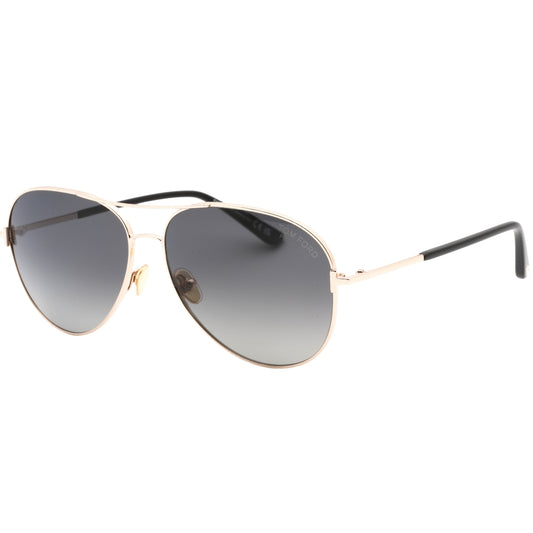 Tom Ford Ft0823 Clark 28D Rose Gold Sunglasses