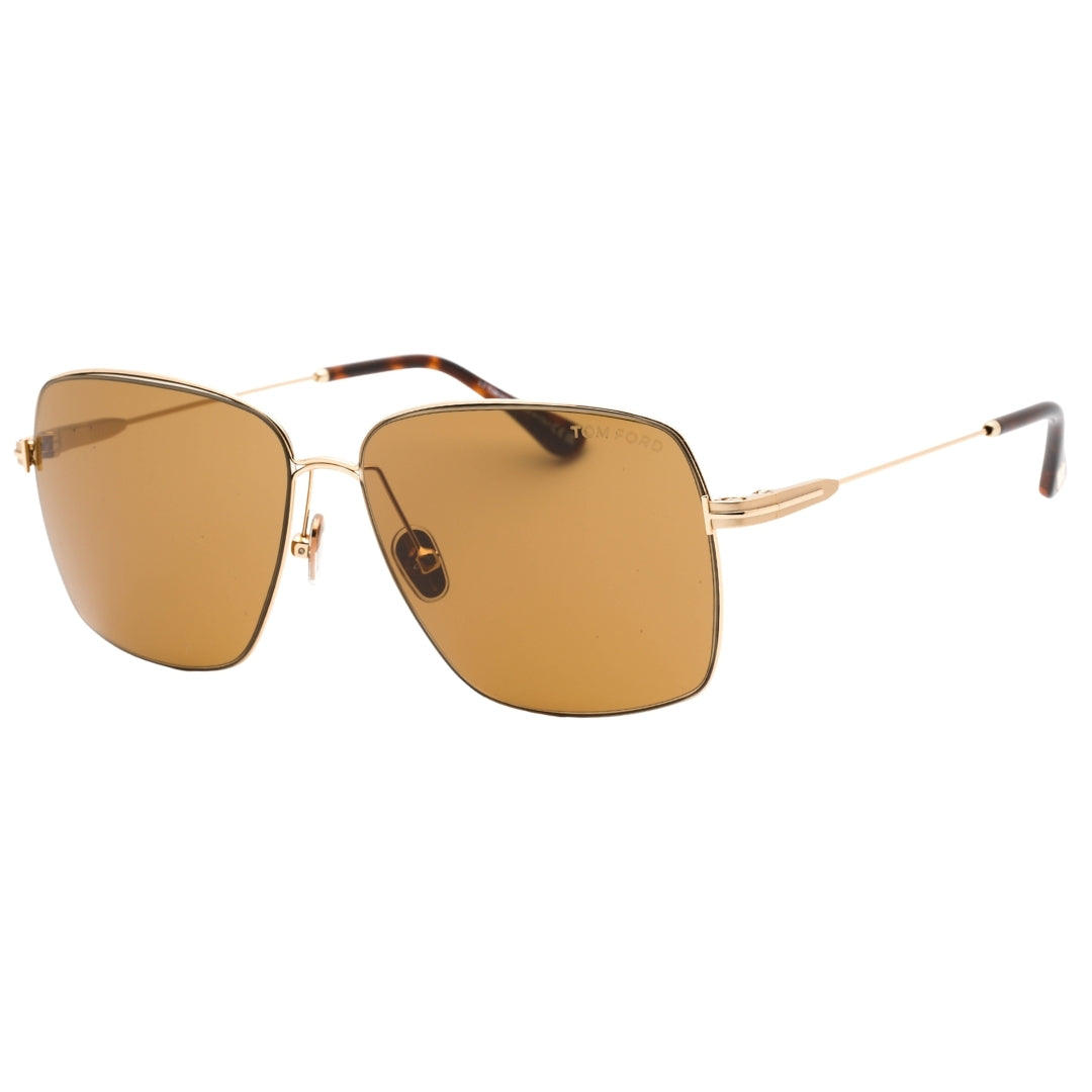 Tom Ford Pierre-02 Brown Lens Gold Sunglasses
