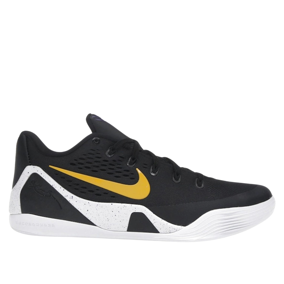 Nike Kobe 9 EM Low Protro TB Black University Gold Trainers UK 4.5