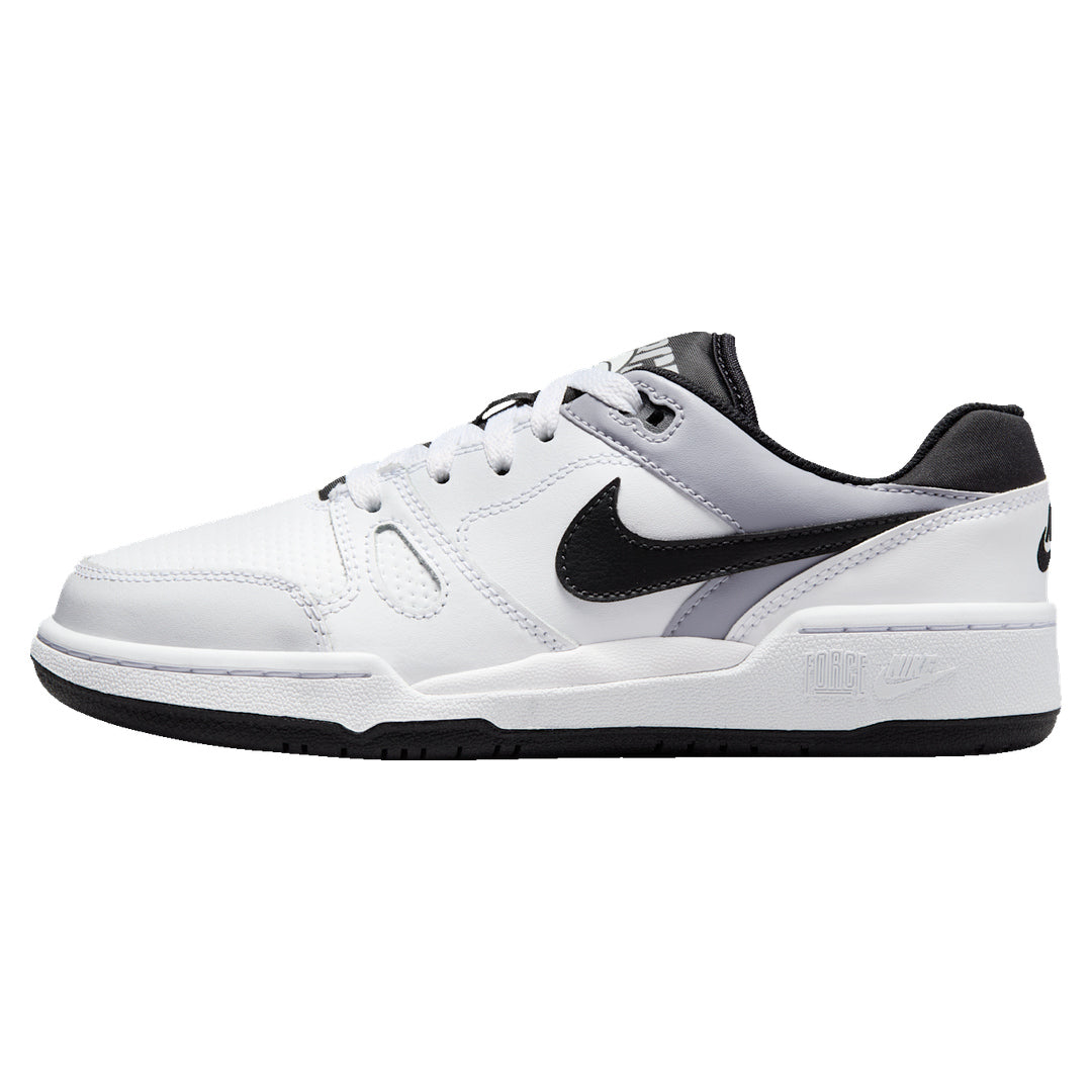 Nike Full Force Low GS White Pewter Black Trainers UK 5