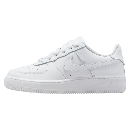 Nike Air Force 1 LE GS Triple White Trainers UK 1
