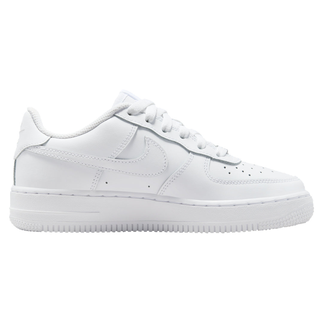 Nike Air Force 1 LE GS Triple White Trainers UK 1