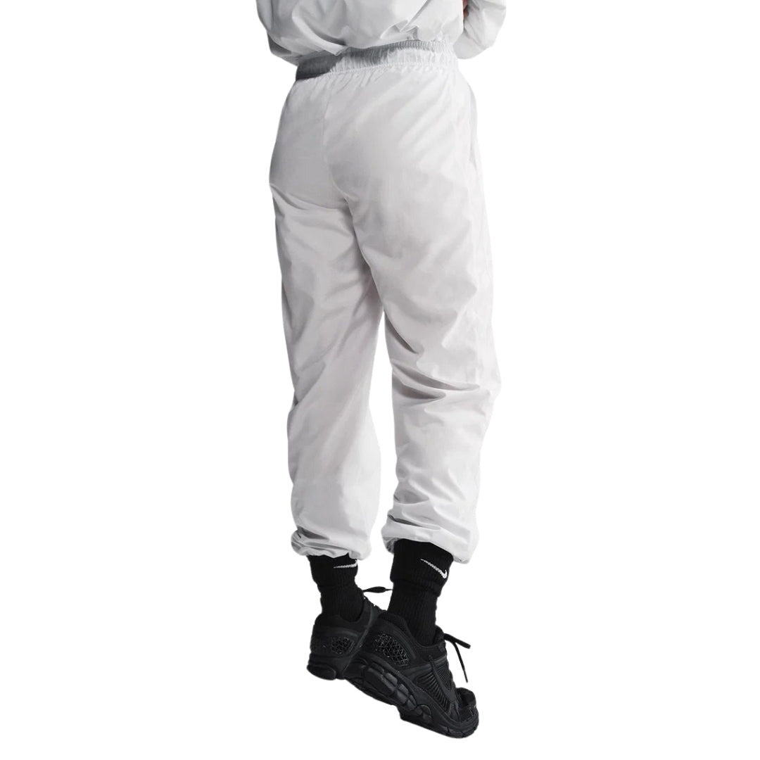 Nike Sportswear Classic Woven Mid-Rise Loose White Joggers XS