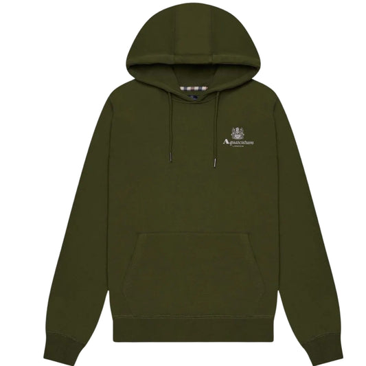 Aquascutum Active Big Logo Green Hoodie