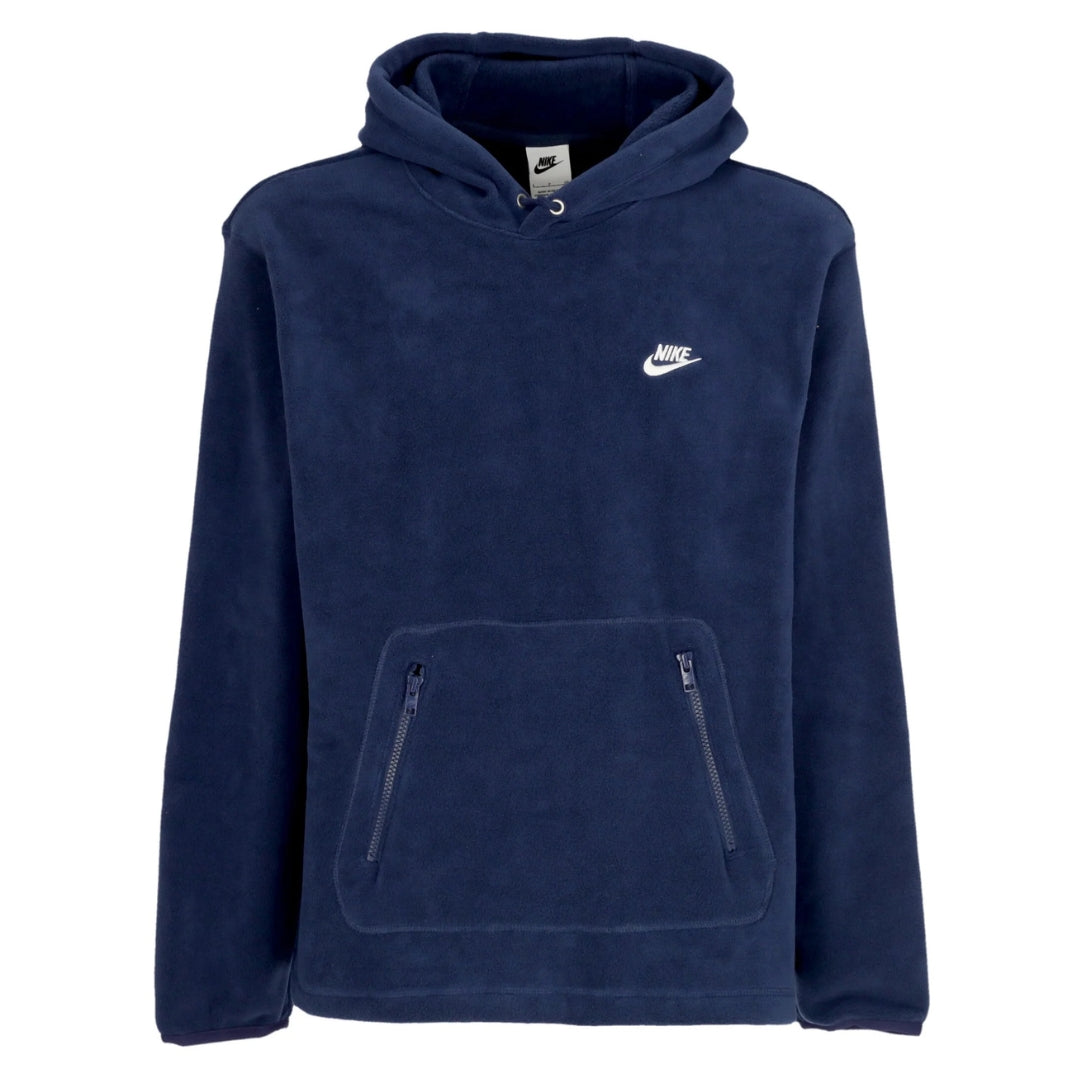 Nike Club Winterized Pullover Navy Blue Hoodie S
