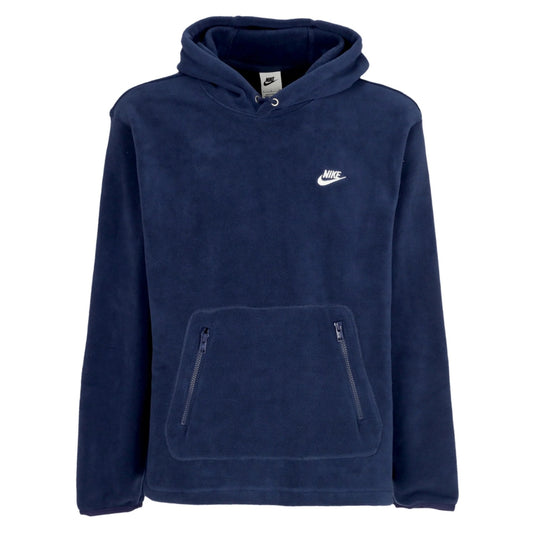 Nike Club Winterized Pullover Navy Blue Hoodie S