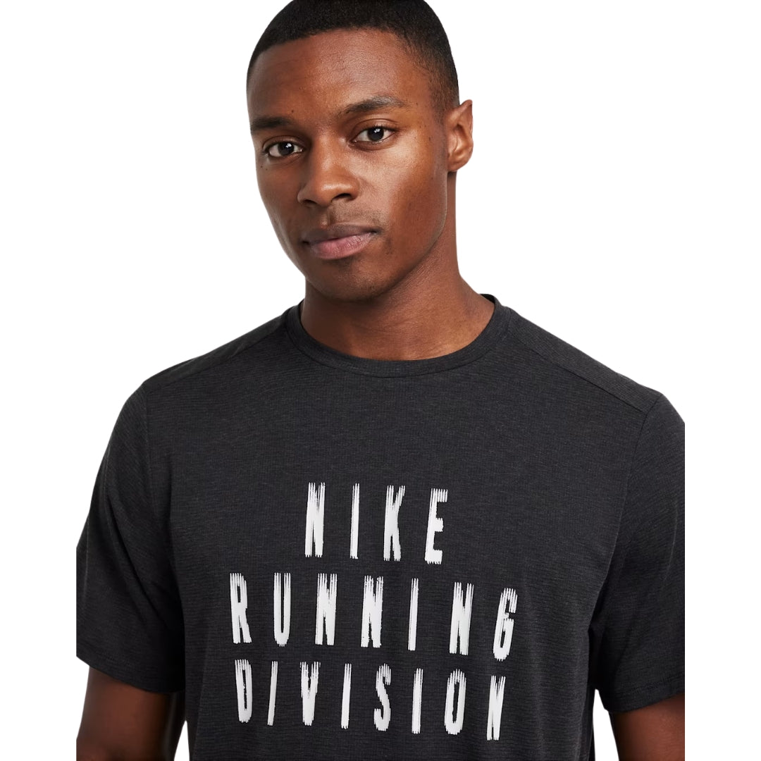 Nike Men's Dri-FIT 365 Running Division Black T-Shirt S