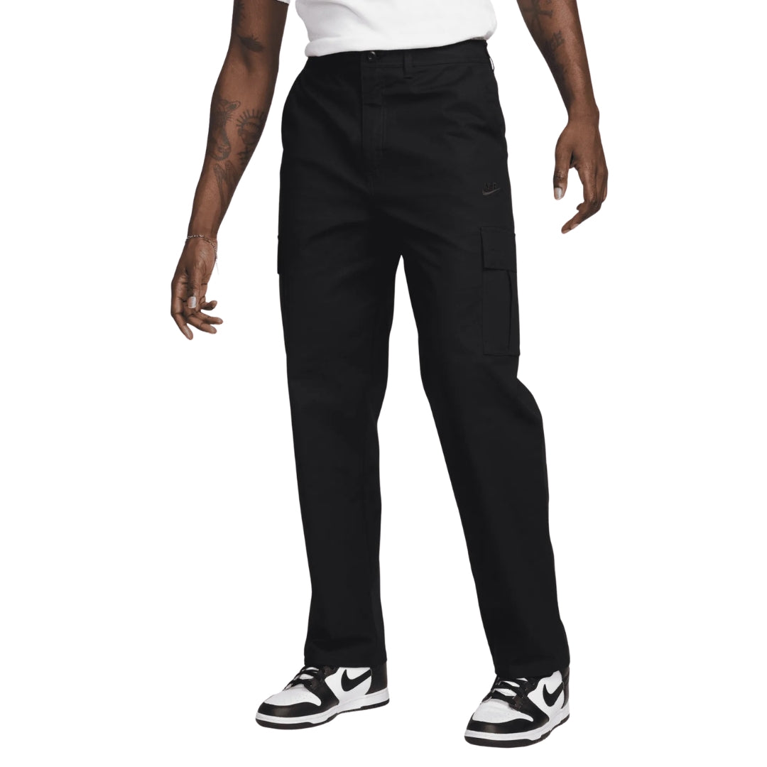 Nike Club Cargo Black Pants M