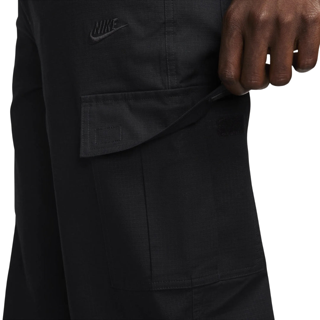 Nike Club Cargo Black Pants M