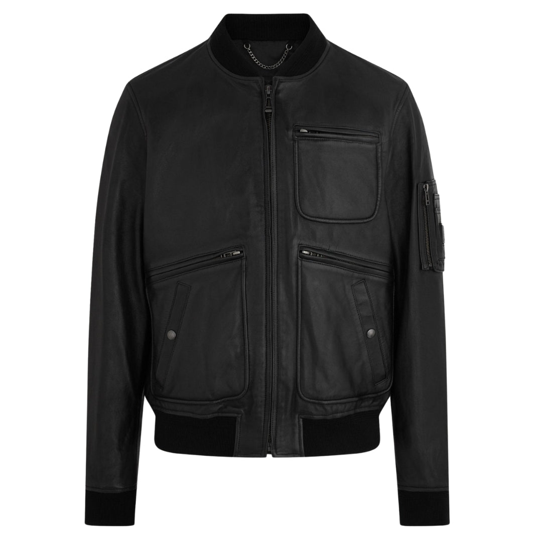 Belstaff Finsbury Black Leather Jacket