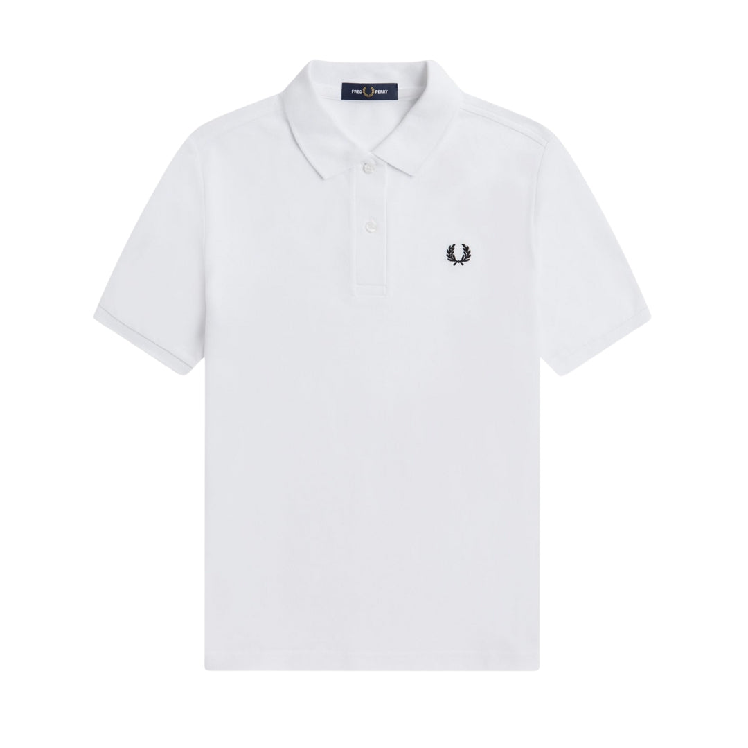 Fred Perry G6000 200 White Polo Shirt Womens XS