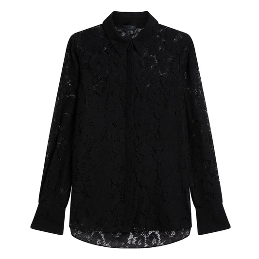 Ted Baker WMB GENNOA Longline Lace Shirt 5