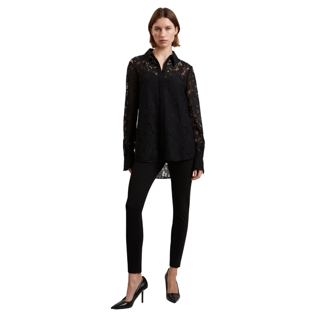 Ted Baker WMB GENNOA Longline Lace Shirt 5