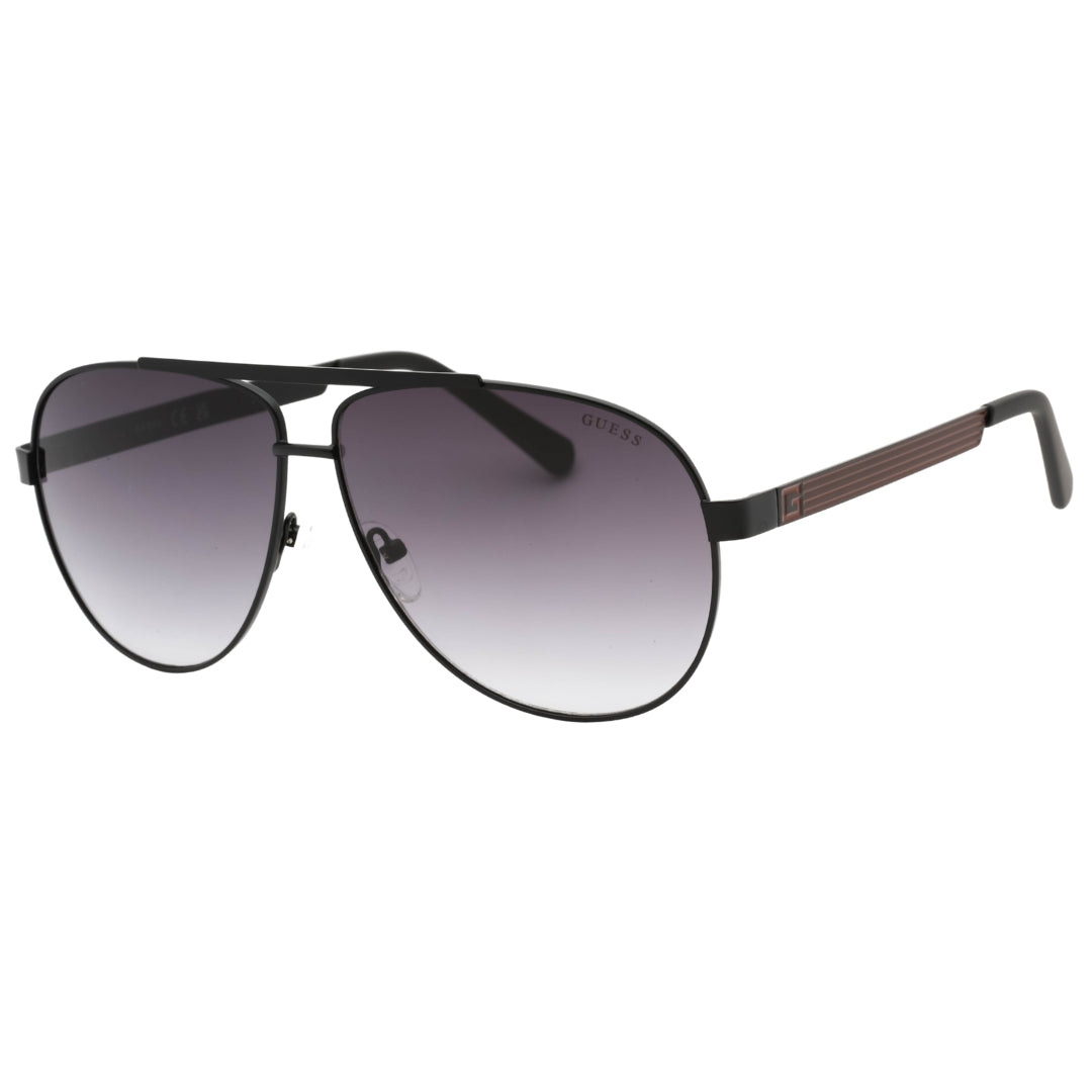 Guess Gradient Smoke Lens Matte Black Sunglasses