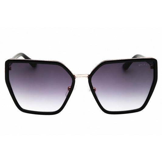 Guess Shiny Black Cat Eye Sunglasses