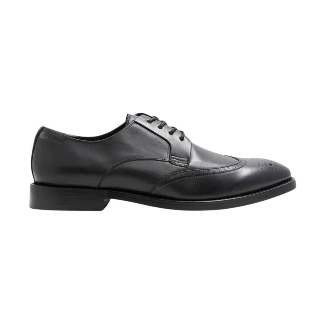 Ted Baker Hacknie Wing Tip Black Dress Shoe