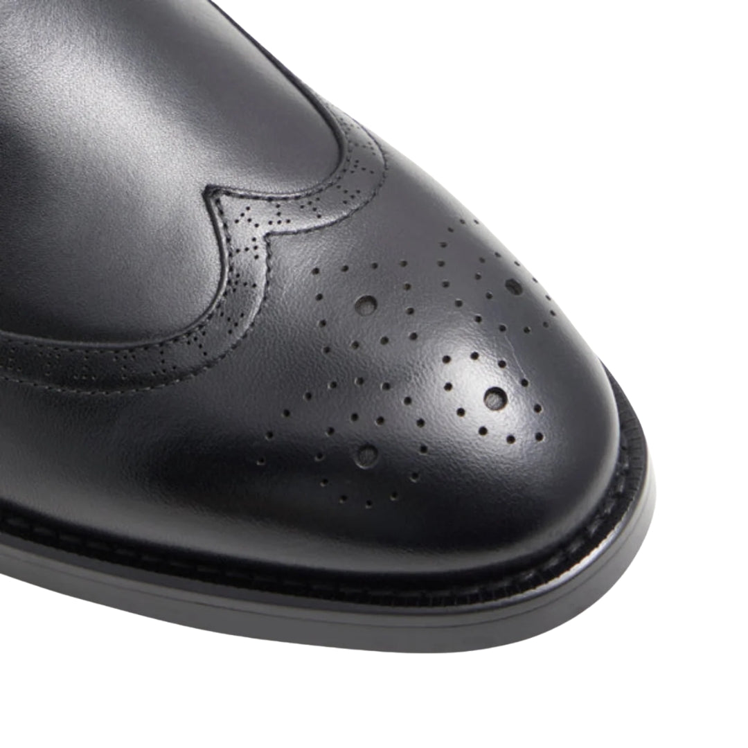 Ted Baker Hacknie Wing Tip Black Dress Shoe