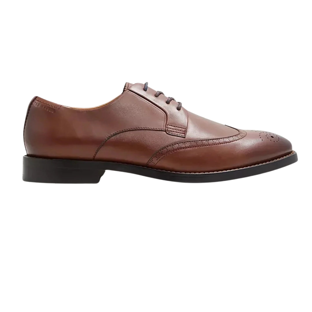 Ted Baker Hacknie Wing Tip Tan Dress Shoes